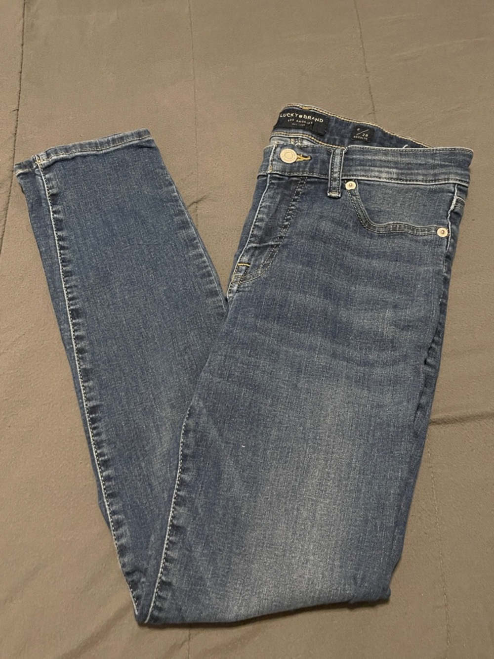 Lucky Brand Women's Medium Blue Skinny Jeans